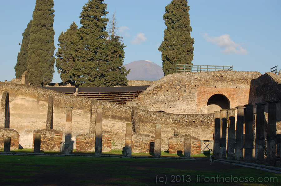 The gladiator training grounds Pompeii