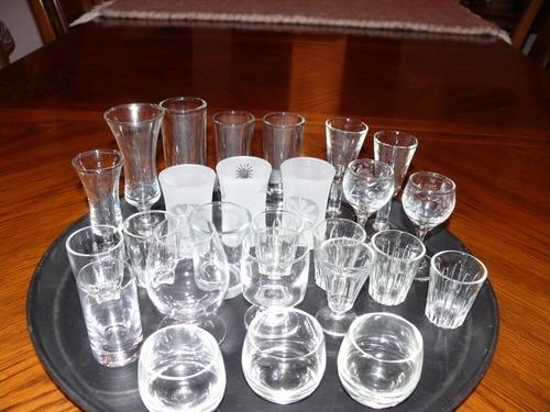 Shot Glasses come in all shapes, sizes, and colors.