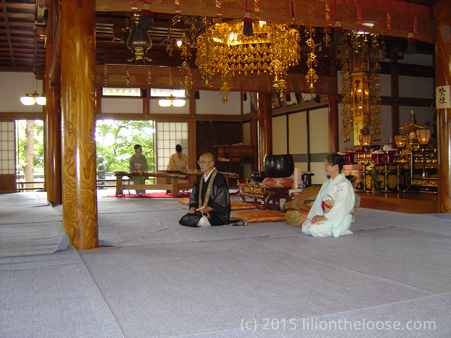 Listening to Koto music after the Tea Ceremony